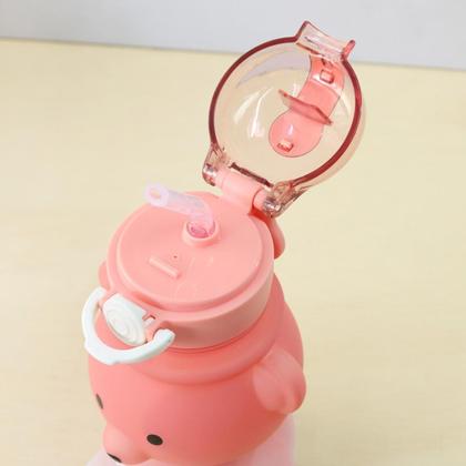 Imagem de Garrafa urso smile de plástico com alça 700ml