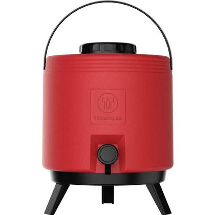 Imagem de Garrafão Térmico Termolar Max Vermelho 8L