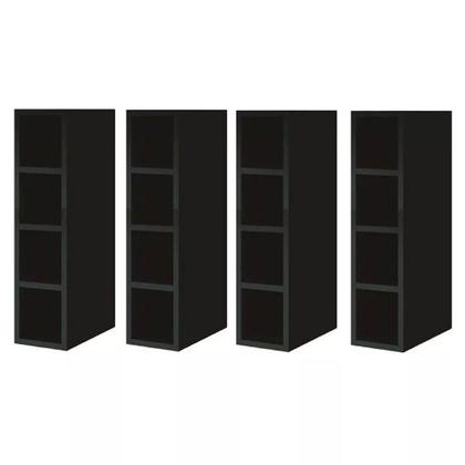 Imagem de Garrafeiro Adega Nicho Mdf Bp Porta Garrafas Preto