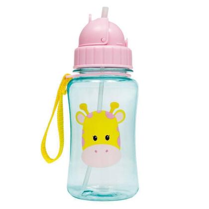 Imagem de Garrafinha com Canudo Buba Animal Fun Girafa - 08982