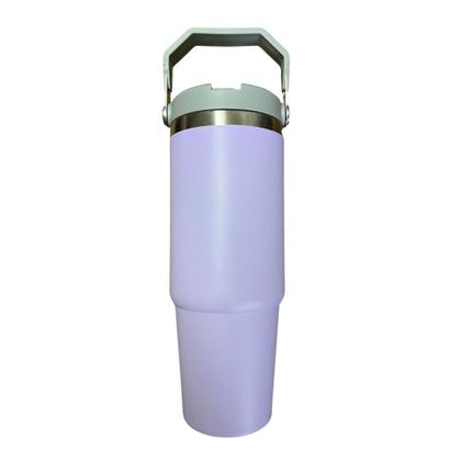 Imagem de Garrafinha De Agua Escolar Infantil Com Canudo 900ml INOX