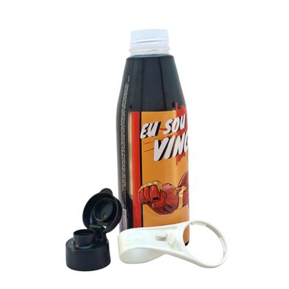 Imagem de Garrafinha Infantil de Plástico Com Tampa Abre Fácil 530ml Plasútil