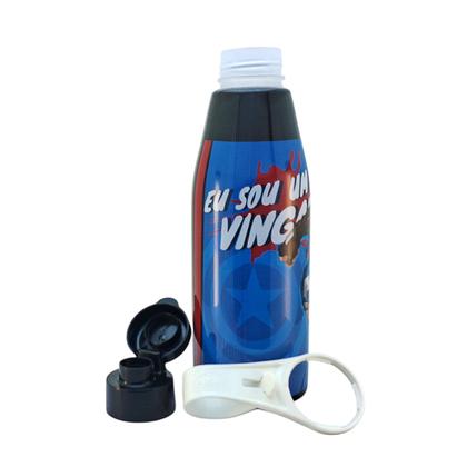Imagem de Garrafinha Infantil de Plástico Com Tampa Abre Fácil 530ml Plasútil