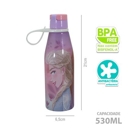 Imagem de Garrafinha Infantil de Plástico Com Tampa Abre Fácil 530ml Plasútil