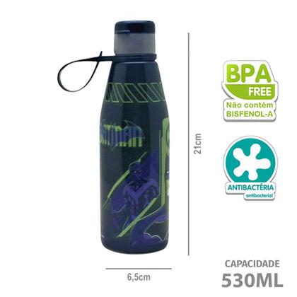 Imagem de Garrafinha Infantil de Plástico Com Tampa Abre Fácil 530ml Plasútil