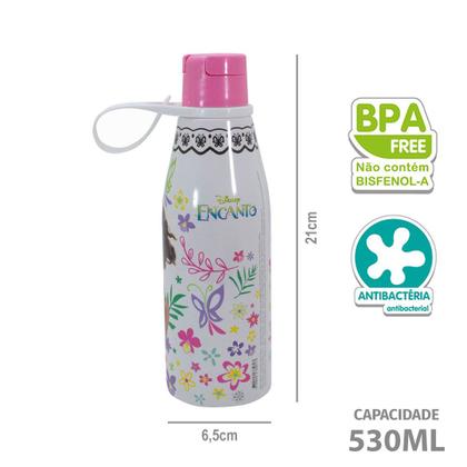 Imagem de Garrafinha Infantil de Plástico Com Tampa Abre Fácil 530ml Plasútil