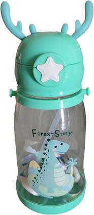 Imagem de Garrafinha Squeeze Infantil Garrafa Escolar Para Crianças Rosa