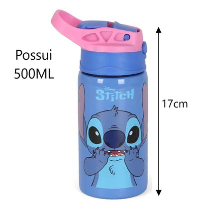 Imagem de Garrafinha Stitch Luxcel 500ml Alumínio P/ Criança Resistente