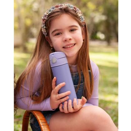 Imagem de Garrafinha Térmica 470ml Com Bico LIlás Thermos