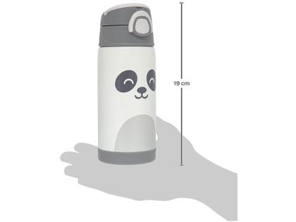 Imagem de Garrafinha Térmica com Canudo Gumy Panda Off White Buba