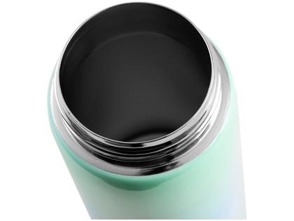 Imagem de Garrafinha Térmica Infantil Degradê Azul Aço Inox 400mL