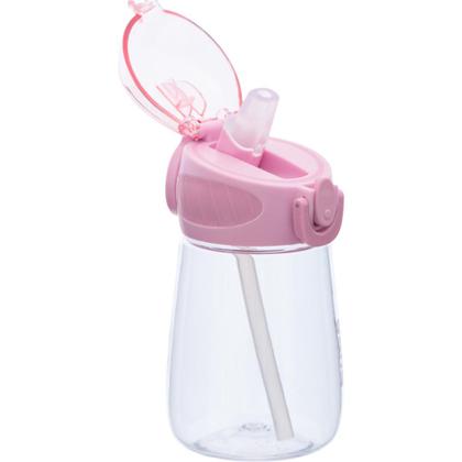 Imagem de Garrafinha Tritan Infantil 300ml Buba Com Canudo de Silicone e Tampa Com Trava