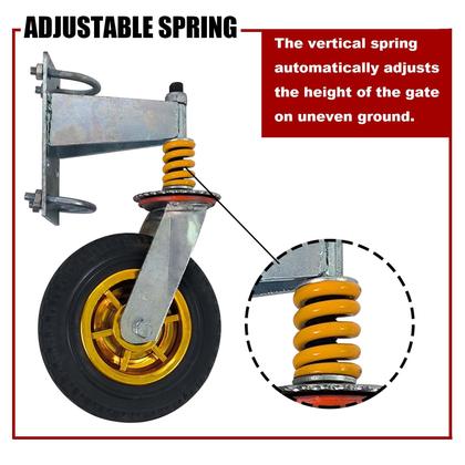 Imagem de Gate Caster Wheels ASTAMOTOR, capacidade de 8 polegadas e 600 libras