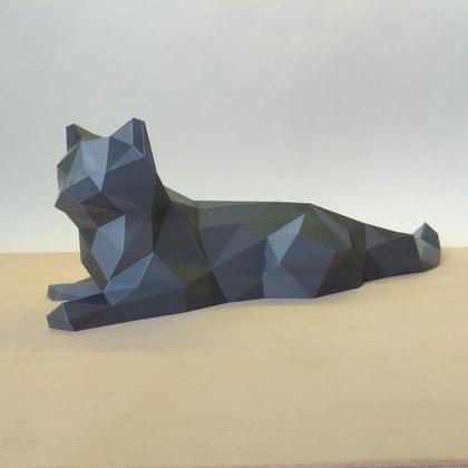 Imagem de Gato 28 Cm De Comprimento - Decoração, Presente, Enfeite