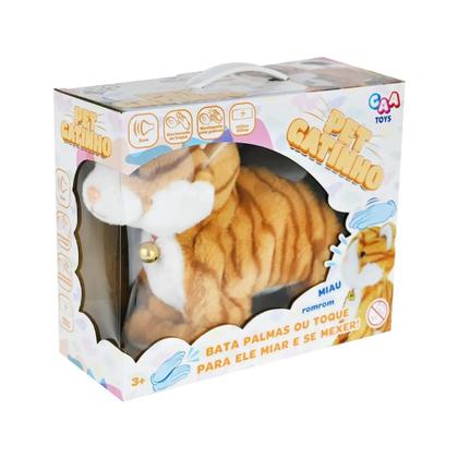 Imagem de Gato De Pelucia Com Movimento E Som Caa Toys Sortido