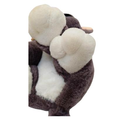 Imagem de Gato Gatinho Pelúcia Olho Vidro Brilhante Macio Fofinho 20cm