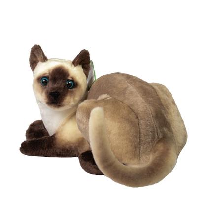 Imagem de Gato Pelúcia Siamês Com Olho De Acrílico 40cm F1620 - Fizzy