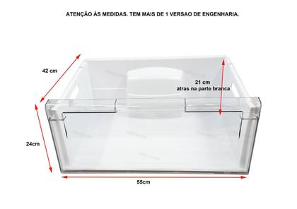 Imagem de Gaveta Legumes Frutas Geladeira Brastemp Bre50N Bre51ng