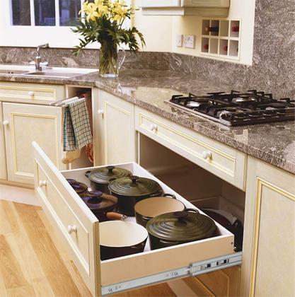 Imagem de Gaveta Slides OCG Soft Close 55 cm, extensão total, 5 pares