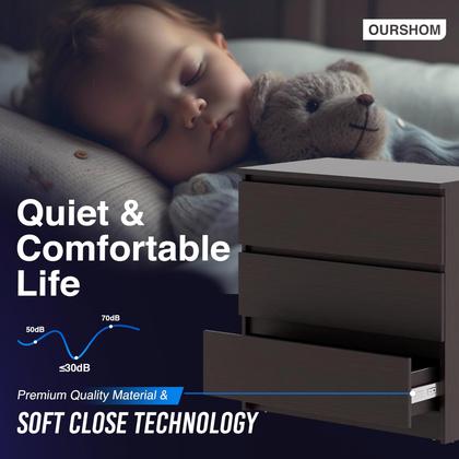 Imagem de Gaveta Slides OURSHOM Soft Close 50 kg, extensão total de 20 polegadas