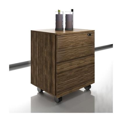 Imagem de Gaveteiro 3 Gavetas Com Chave 48,8x64,5x43 cm Nogal