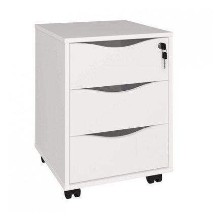 Imagem de Gaveteiro 3 Gavetas com Chave Face Home Office