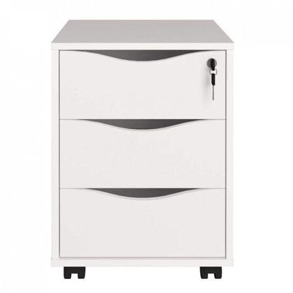 Imagem de Gaveteiro 3 Gavetas com Chave Face Home Office