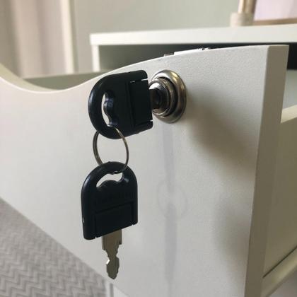 Imagem de Gaveteiro 3 Gavetas com Chave Face Home Office