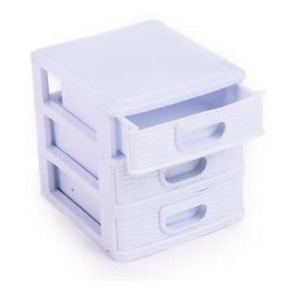 Imagem de Gaveteiro Compacto 15x13x14cm P/ Casa Mini Porta Tudo 3 Gaveta Organizador para Escritório ou Material de Costura