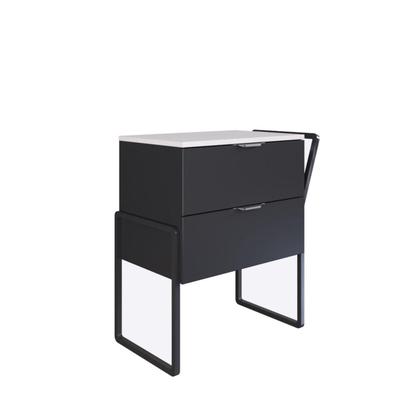 Imagem de Gaveteiro Design com 2 Gavetas - Preto/Branco