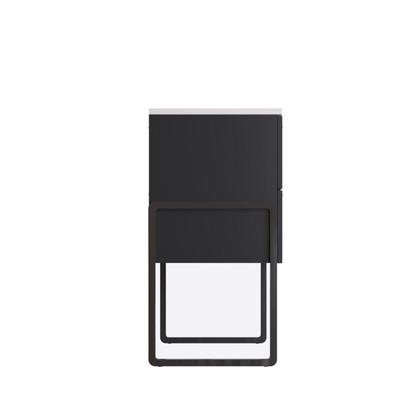 Imagem de Gaveteiro Design com 2 Gavetas - Preto/Branco