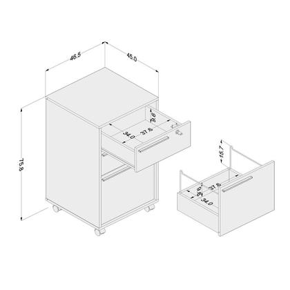 Imagem de Gaveteiro Maia 3 GV Branco