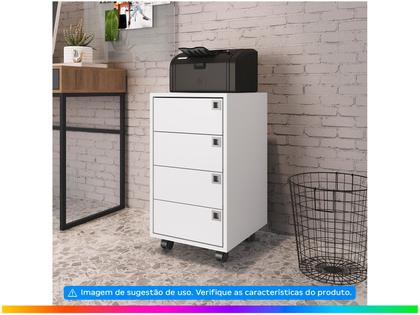 Imagem de Gaveteiro Office 4 GV Branco