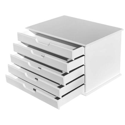Imagem de Gaveteiro Organizador Arquivos Escritório 5 Gavetas