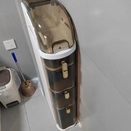 Imagem de Gaveteiro Organizador Multifuncional Banheiro Salão De Beleza Compacto Prático Moderno c/ Rodinhas