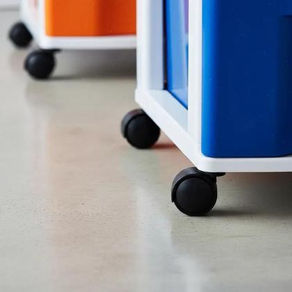 Imagem de Gaveteiro Premium Organizador multiuso Colorido com Três Gavetas  Organização Prática e Moderna Agraplast 575