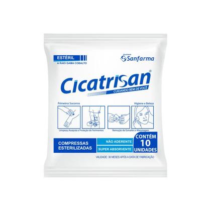 Imagem de Gaze Cicatrisan Não Aderente 05 pacotes c/10 unidades