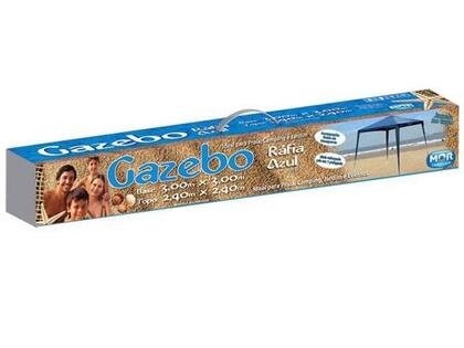 Imagem de Gazebo 2,40m x 3m Ráfia Azul