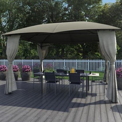 Imagem de Gazebo De Aço Tecido E Cortinas 4,00 X 3,00 M - Deluxe Paris