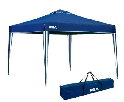 Imagem de Gazebo Dobravel Aluminio 3m X 3m Azul Kala