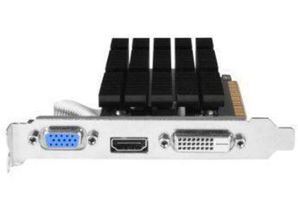 Imagem de Geforce Galax GT Mainstream Nvidia 71GPF4HI00GX GT 710 2GB DDR3 64BIT 1000MHZ DVI HDMI VGA