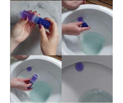 Imagem de Gel Adesivo Detergente Sanitário Com Aplicador Marine 28g