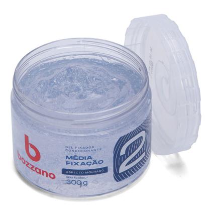 Imagem de Gel Bozzano Condicionante Fixação Média com Aspecto Molhado 300g