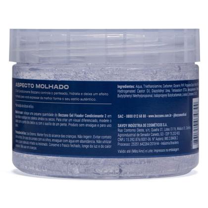 Imagem de Gel Bozzano Condicionante Fixação Média com Aspecto Molhado 300g