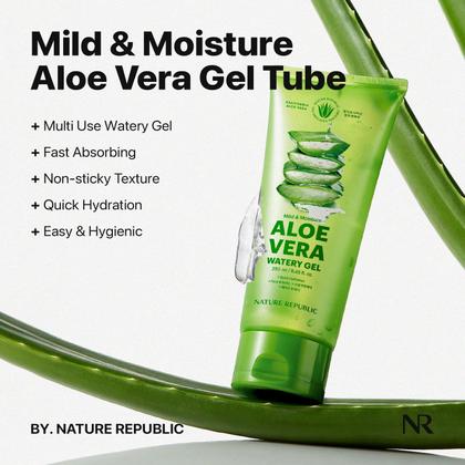Imagem de Gel calmante Nature Republic MILD & MOISTURE ALOE VERA WATERY