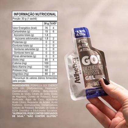 Imagem de Gel Carbo Go! Energy Now Atlhetica - 10 Sachês de 30g