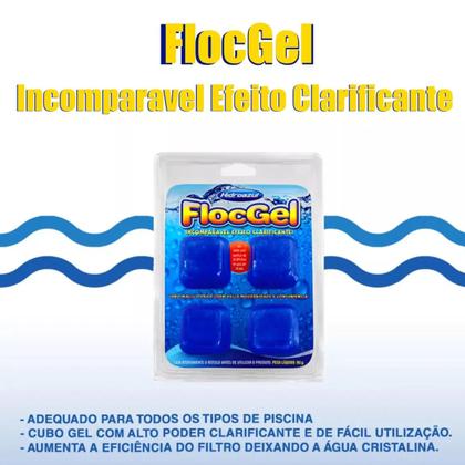 Imagem de Gel Clarificante Hidroazul Para Piscina 8 Pastilhas 90g