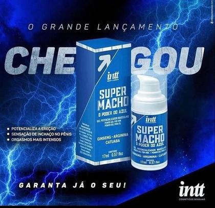 Imagem de Gel Cliv Intt Dessensibilizante Anal e Gel Potêncializador Super Macho Vitamínico Intt 17ml