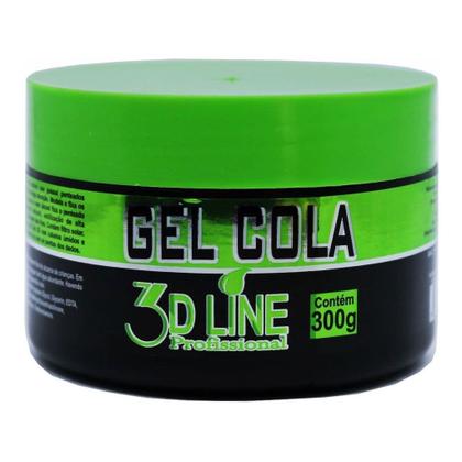 Imagem de Gel Cola Super Fixação 3d Line Incolor 300g