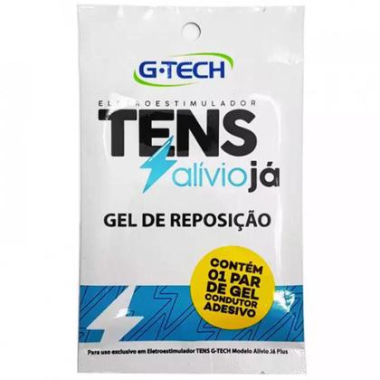 Imagem de Gel Condutor Adesivo De Reposição Para Aparelho Eletroestimulador Tens Portátil Alívio Já